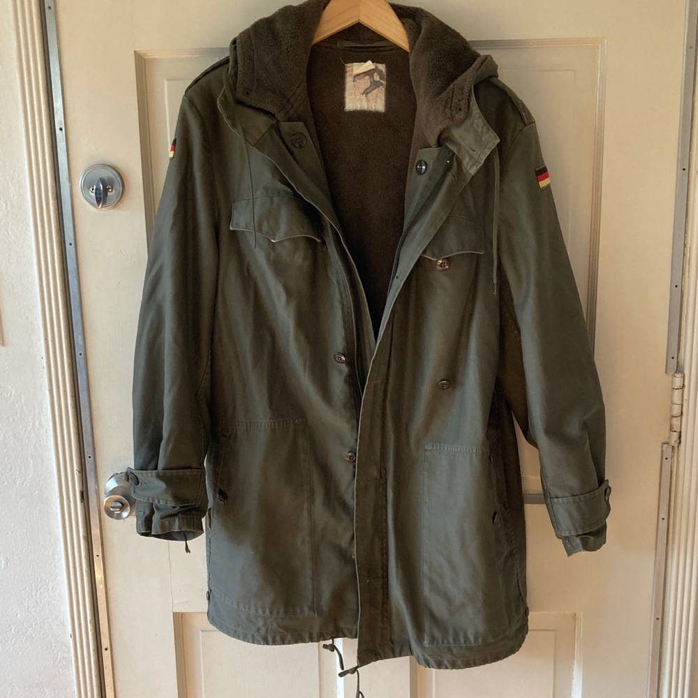 Vintage German Field Jacket with Liner / Hood